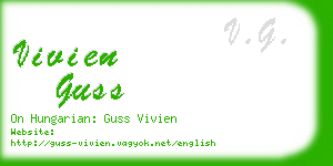 vivien guss business card